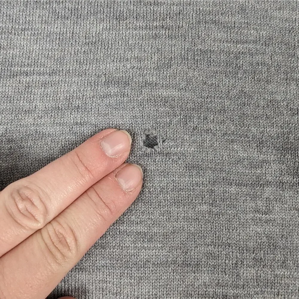 J. Crew Men's Gray 100% Merino Wool High Neck‎ 1/4 Zip Pullover Sweater